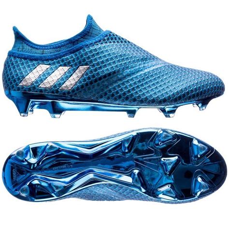 adidas messi 16+ pureagility fg fußballschuh blau silber|adidas 16.1 messi fg.